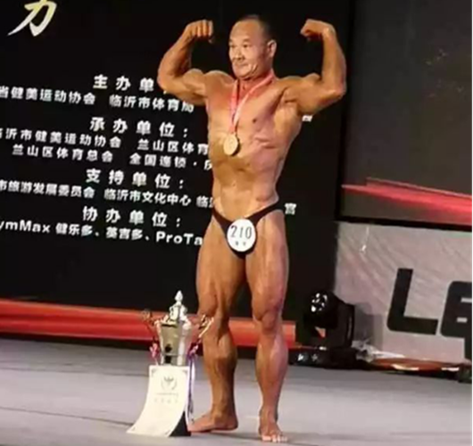 健美元老A组冠军兰启光