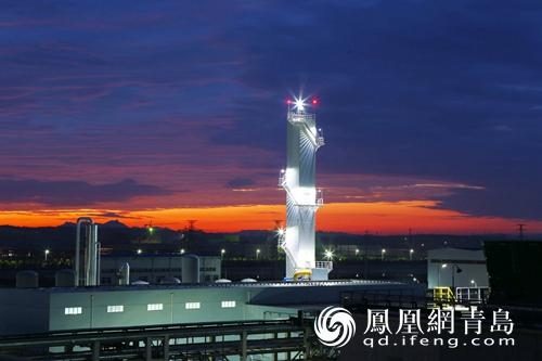 海湾化学夜景