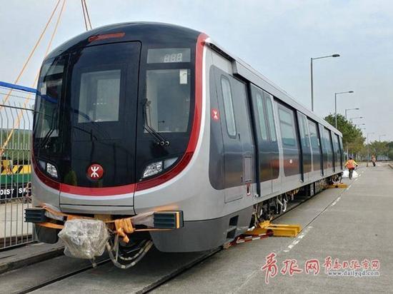 中车四方造香港市区线地铁。(图片由中车四方股份公司提供)
