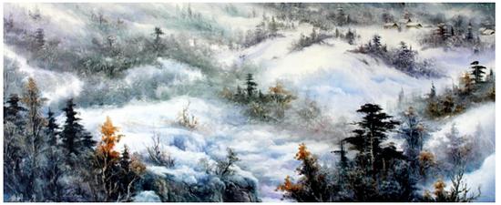 季世山代表作《林海雪原》