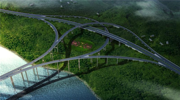 ▲乐西高速公路马边至昭觉段路线方案示意图