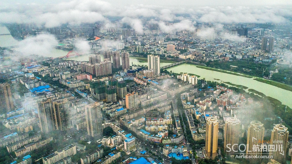 喜迎十九大 航拍聚焦大美德阳