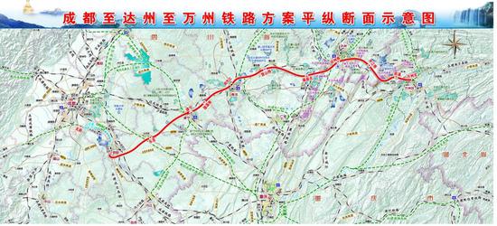 四川年内19个项目在建 泸州、自贡通高铁，成渝中线高铁等开工