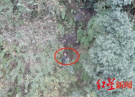 無人機定位找到被困人員