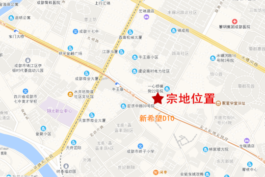 本次出让宗地位置图