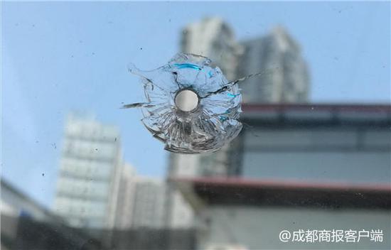 停车场频被钢珠袭击 10多辆汽车遭殃