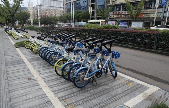 共享單車停放點