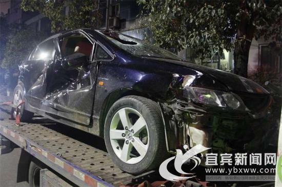 事故车辆。(高速交警 供图)