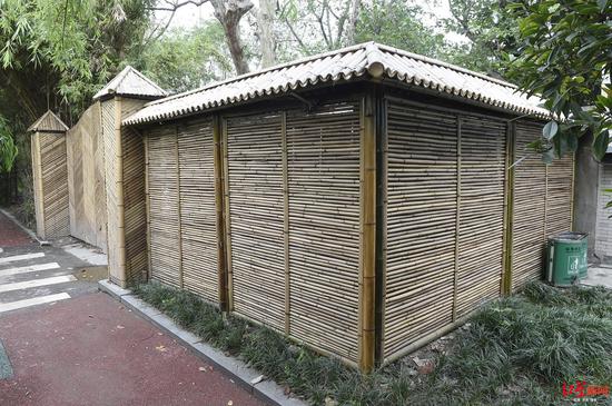 東湖公園提升改造完的園區(qū)垃圾房