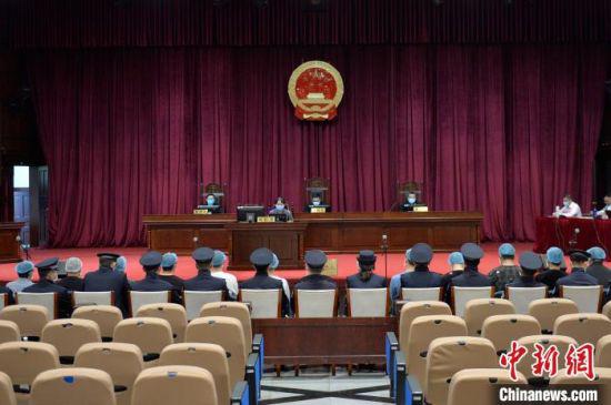 　庭审现场。　四川省成都市中级人民法院供图