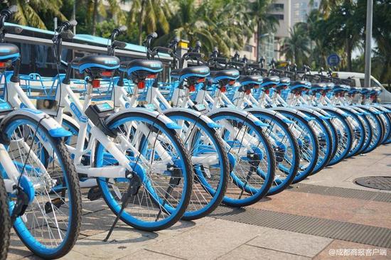 哈罗单车在四川免押金骑行 信用开锁全面开启