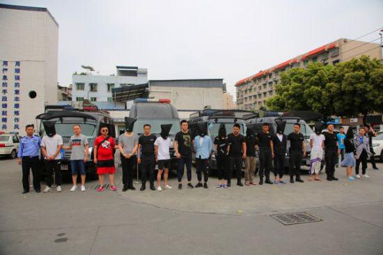 被抓获的犯罪嫌疑人。 警方提供