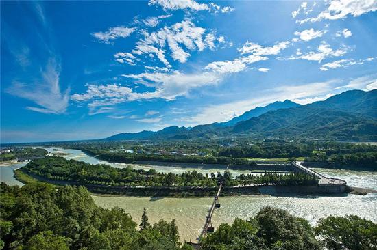 都江堰。(景區(qū)供圖)
