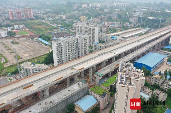 建設中的西昌繞城公路北環線