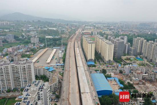 建設中的西昌繞城公路北環線