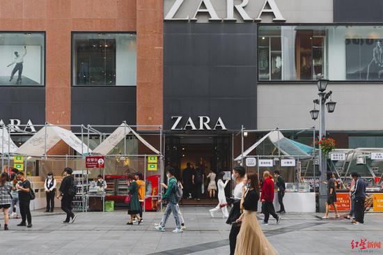 ▲ZARA（伊藤洋华堂春熙店）仍在正常营业