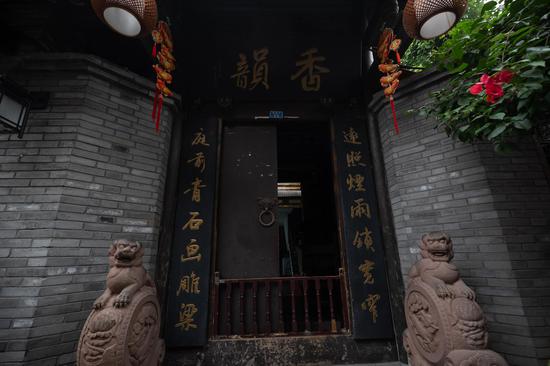 此處為寬窄巷子景區(qū)核心位置