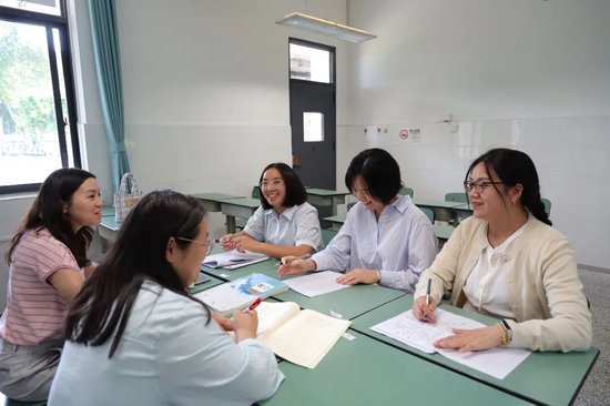 评课进行中