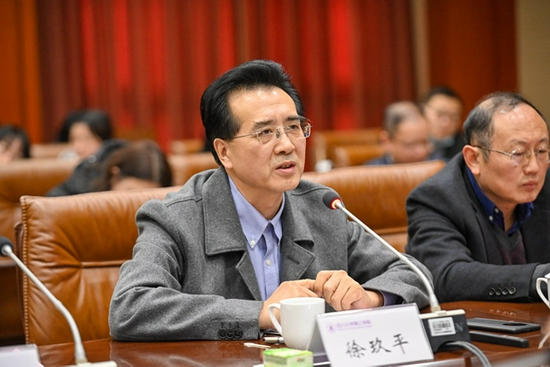 四川大学徐玖平教授发言
