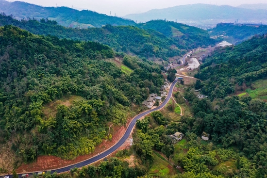 天全县始阳至新华道路