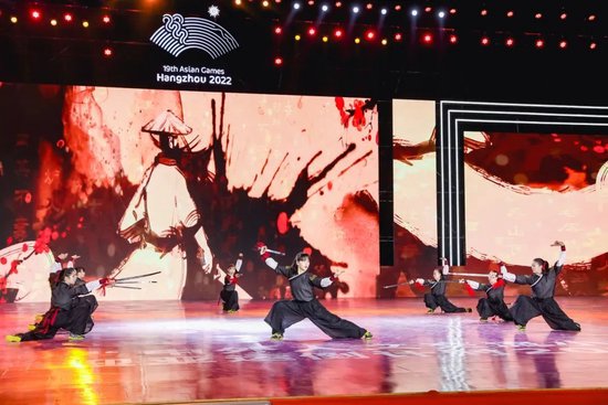 武术队受教育部和第19届亚运会组委会邀请参加“中外人文交流小使者”全国总展示活动