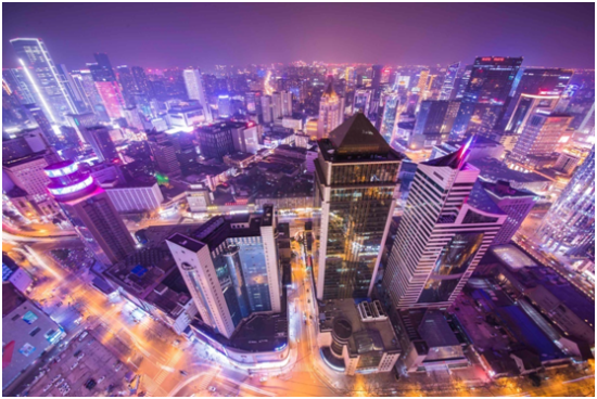 成都城市夜景。张建 供图