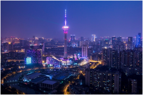 成都城市夜景。每经 供图