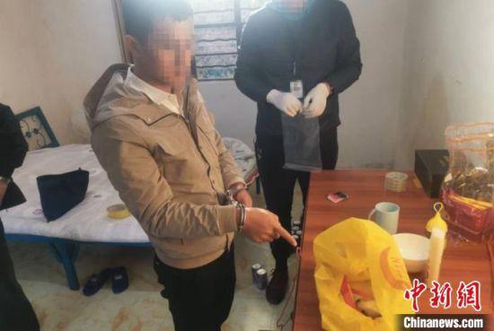 抓獲犯罪嫌疑人 自貢警方 供圖