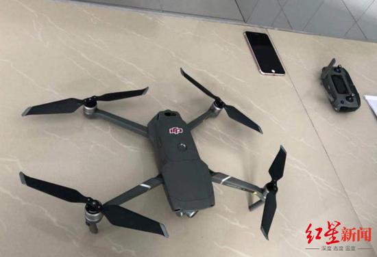 ↑被查獲的無人機