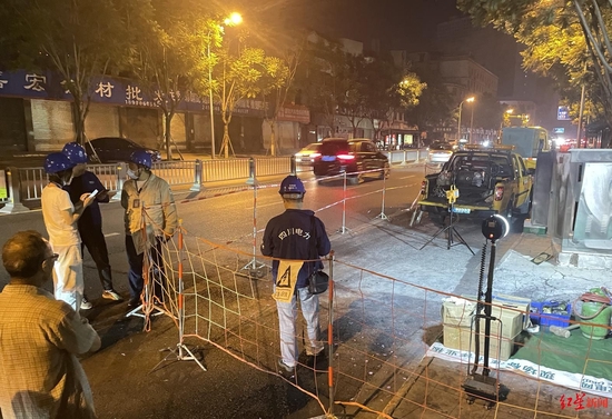 電力工人連夜搶修