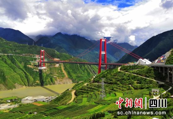 雅叶高速雅康段大渡河特大桥。四川交投藏高雅康公司提供