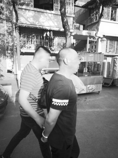 犯罪嫌疑人龚某某被警方抓获归案 警方供图
