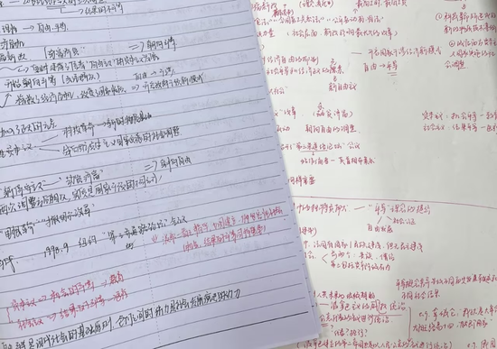 ▲学生认真聆听许教授的讲座并留下精彩笔记