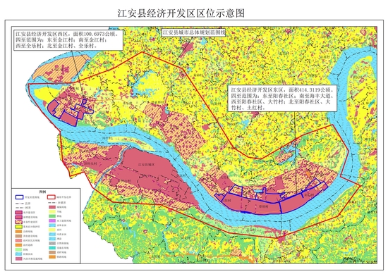 区位示意图 江安县发改局提供