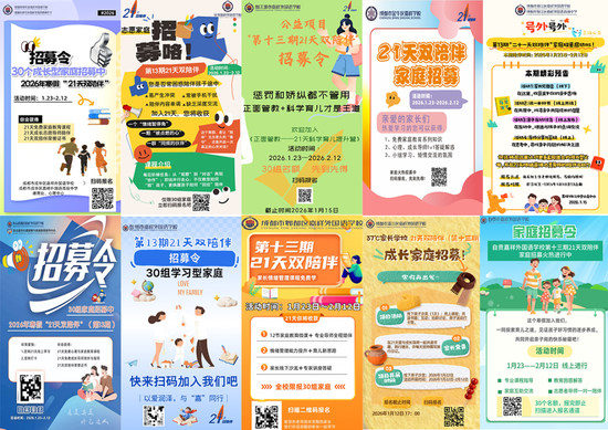 各校区招募海报