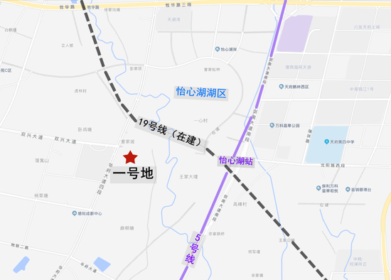 一號地塊大致位置