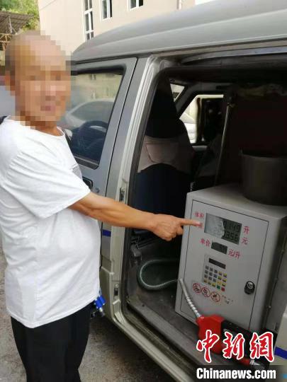 犯罪嫌疑人指认现场。达川公安供图