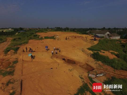 蒲江铁溪村冶铁遗址全景。