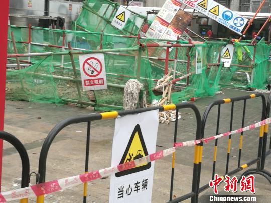 深圳罗湖区西湖宾馆段施工处 郑小红 摄