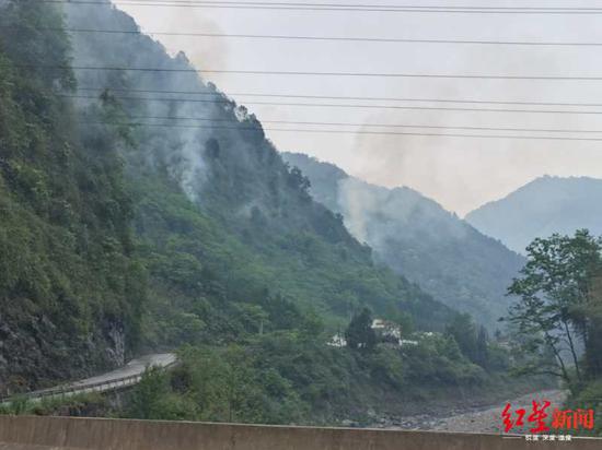 千佛山發生山火