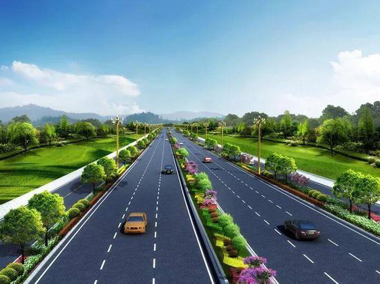西昌繞城公路北環(huán)線效果圖