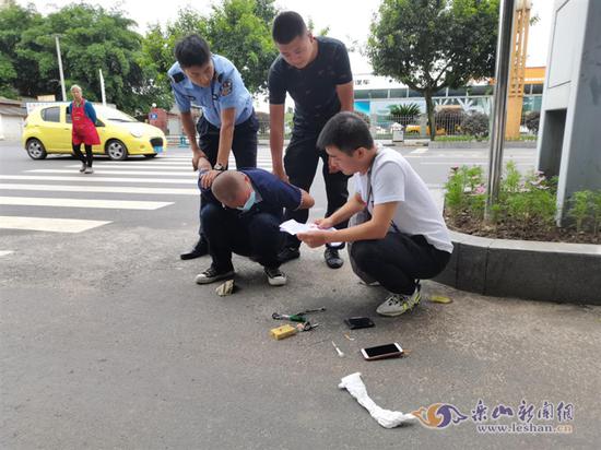 犯罪嫌疑人盧某被抓獲