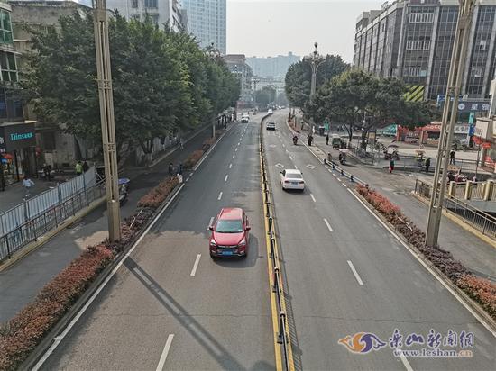 改造前的嘉定中路