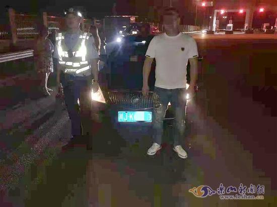 刘某因酒驾被民警挡获