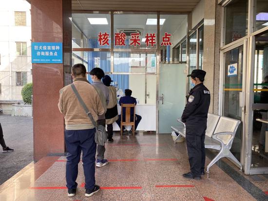 攀枝花市中心醫院核酸采樣點