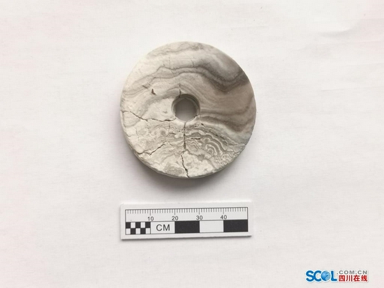 文廟遺址出土的新石器時代石紡輪