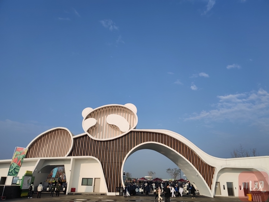 成都大熊猫繁育研究基地扩建区情况 四川在线记者 吴枫/摄