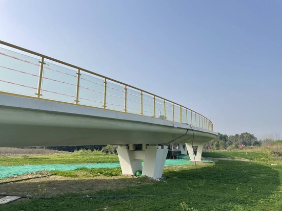 2022年3月18日，成都文家場立交橋附近的天橋。封面新聞記者宋瀟 攝