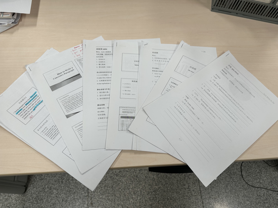 雅思组自编教学材料(部分)