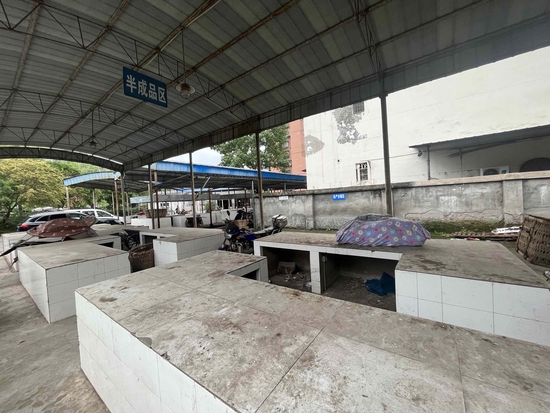 閑置蒙塵的市場